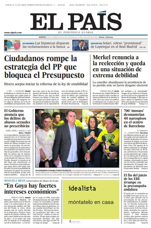 Portada El País