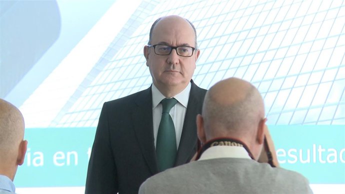 Osé María Roldán declara en la presentación de los resultados de la banca