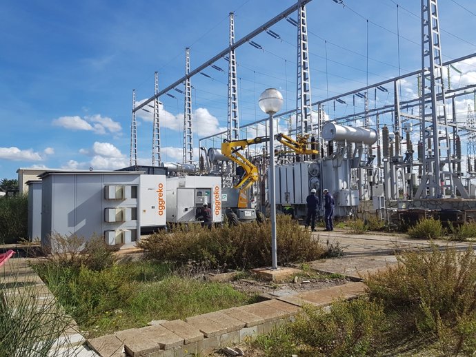 Conexión de grupos de gran tamaño en la subestación de Ciutadella