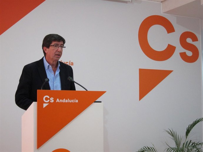 El candidato de Cs a la Presidencia de la Junta, Juan Marín              
