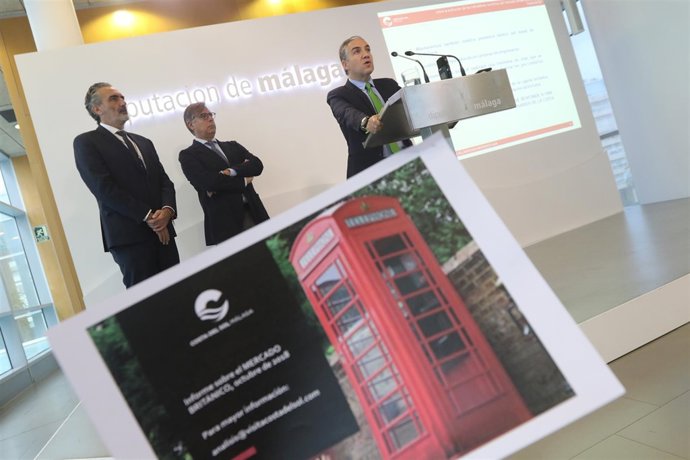 Presentación World Travel Market de Londres 2018 Bendodo escribano callejón 