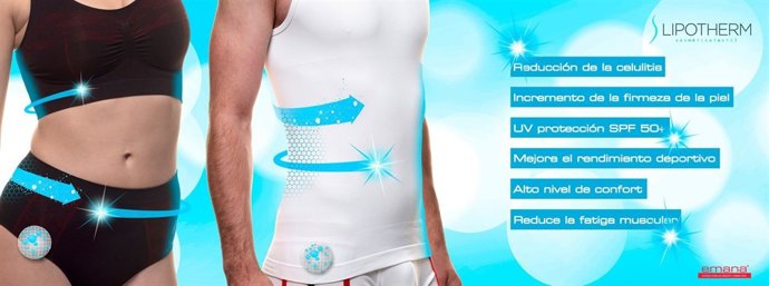 Prendas reductoras adelgazantes de Lipotherm