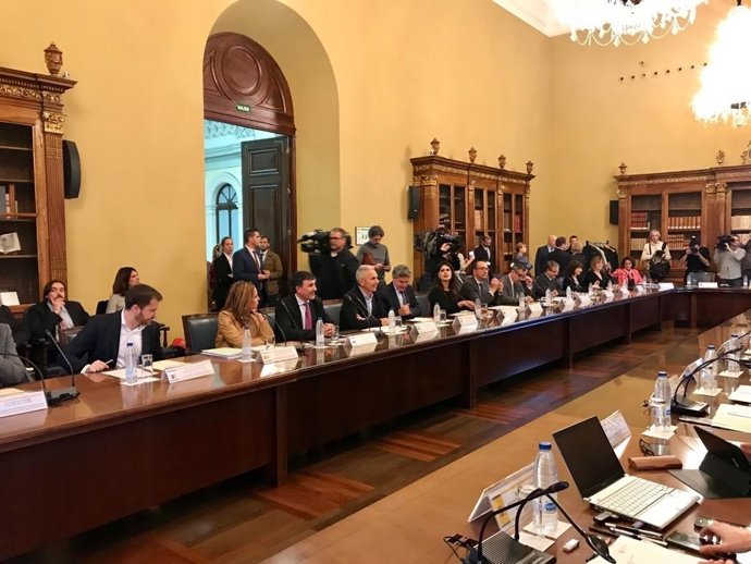 El consejero de Cultura, Miguel Ángel Vázquez, en la conferencia sectorial