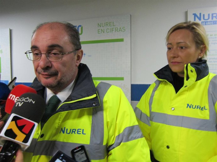                                Javier Lambán Visita En Zaragoza La Empresa Nurel