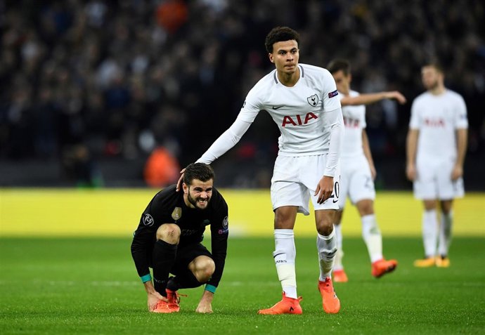 Dele Alli Nacho Tottenham Hotspur Real Madrid Wembley 