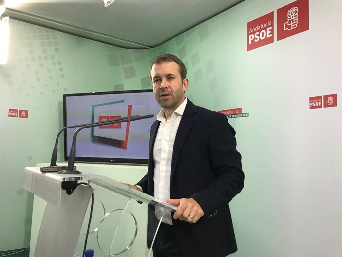 El secretario general del PSOE de Jaén capital, Julio Millán.