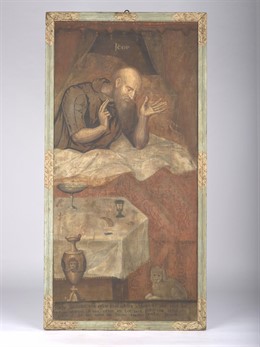 El cuadro de Jacob después de la intervención 