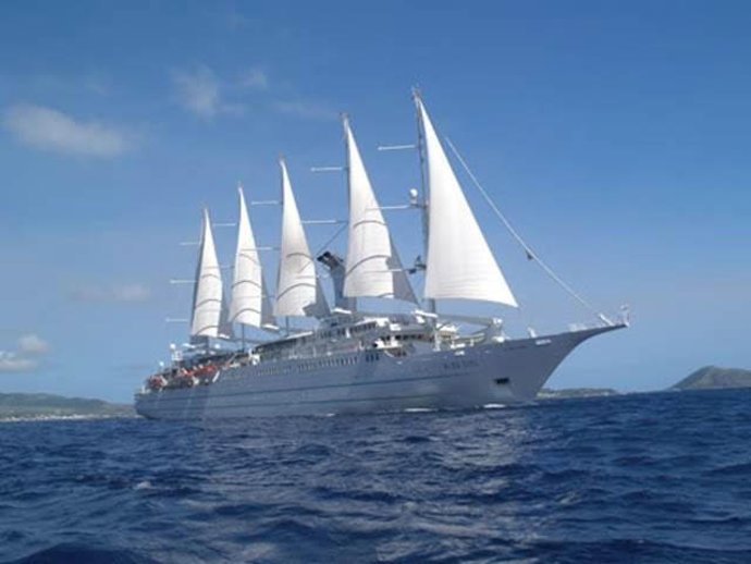El crucero Wind Star