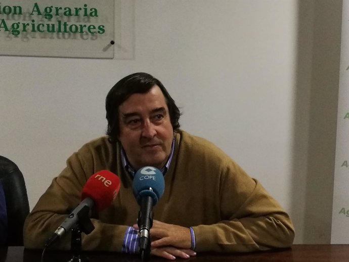 Ángel García Blanco, presidente de Asaja Extremadura