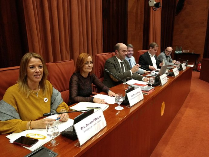 A.Marcos i P.Sorribas en el Parlament