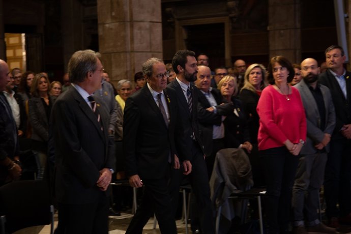 Quim Torra en la presentació del Conseller pel la República