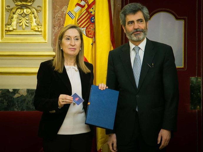 Ana Pastor y Carlos Lesmes