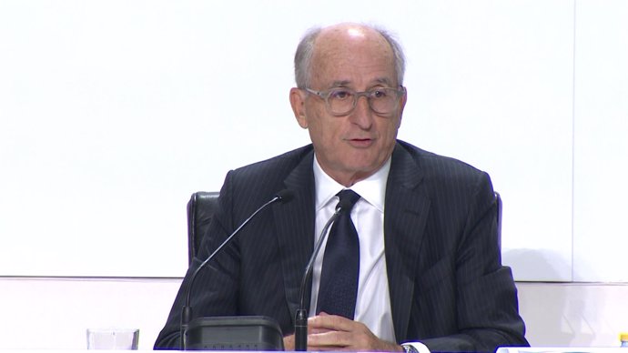 Antonio Brufau en la junta general de accionistas de Repsol