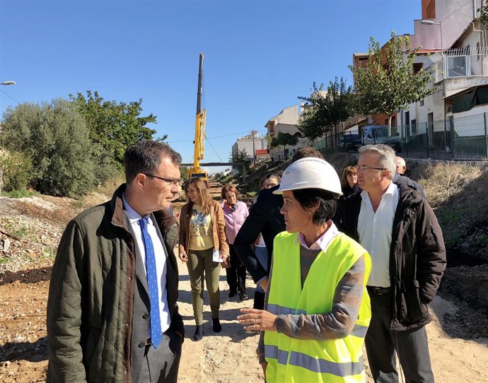 ALCALDE BALLESTA VISITANDO LAS OBRAS