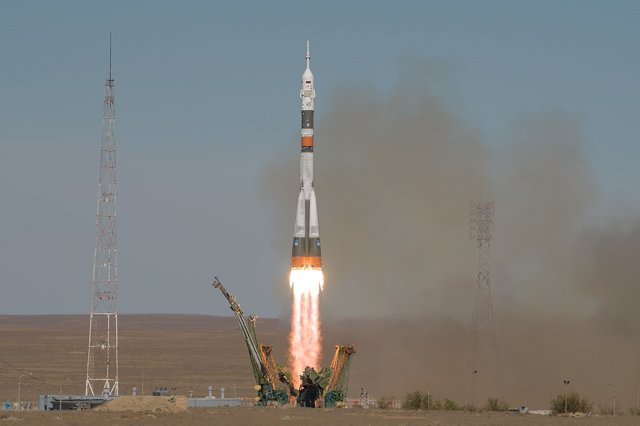 Lanzamiento de la Soyuz MS10