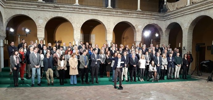 Juanma Moreno presenta a los 109 candidatos del PP-A