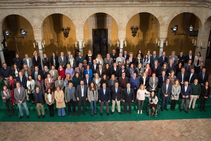 Presentación de los 109 candidatos del PP-A en las elecciones autonómicas del 2D