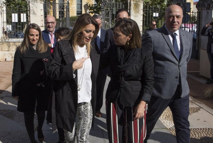 Susana Díaz y la alcaldesa de Córdoba, en un acto en la capital cordobesa