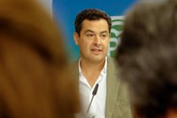 Moreno: "Si Marín dice que el PSOE-A es corrupto, ¿por qué ha pactado con este partido tres años y medio?"