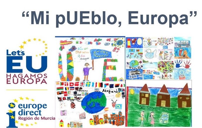 IAMGEN DEL CARTEL 'MI PUEBLO, EUROPA'