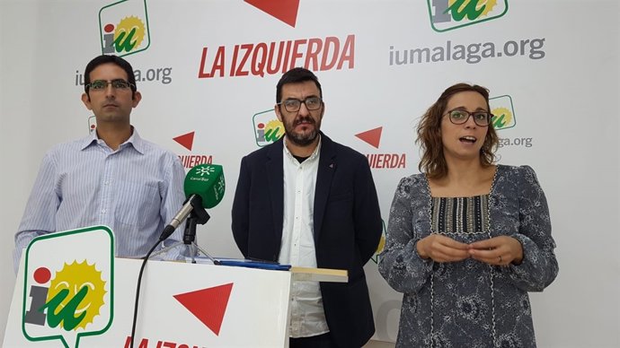 Plaza, Ahumada y Teresa Sánchez IU málaga alhaurín el grande