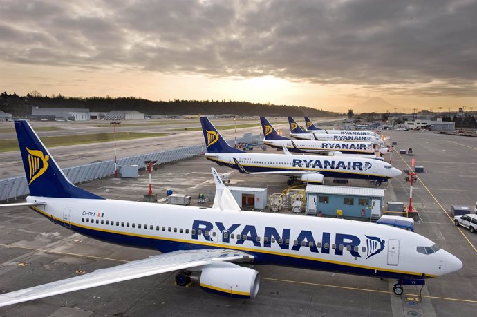 Aviones de Ryanair, de archivo
