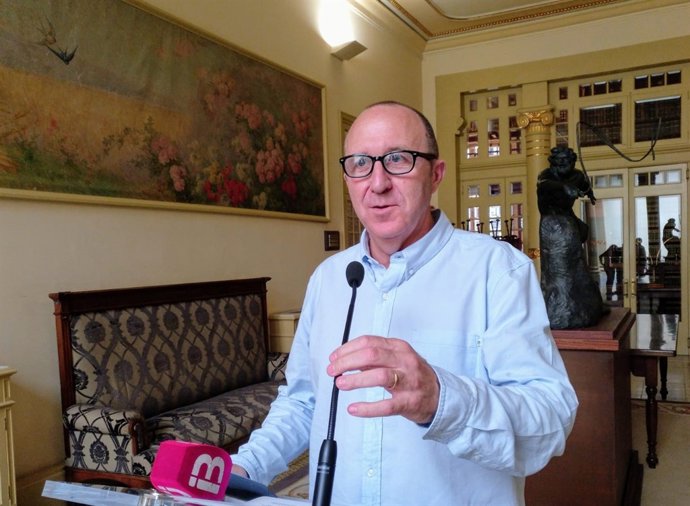 El portavoz del PSIB, Andreu Alcover, tras la junta de este viernes