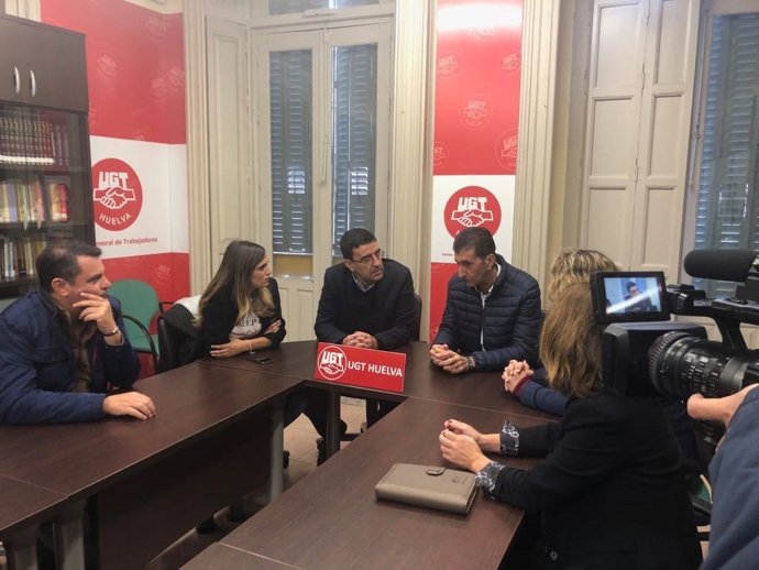 El cabeza de lista por el PSOE de Huelva, Mario Jiménez.