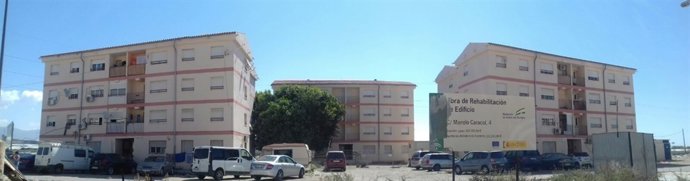 Bloques de viviendas en El Puche, en Almería