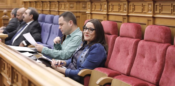 David Llorente y María Díaz en Debate Estado de C-LM