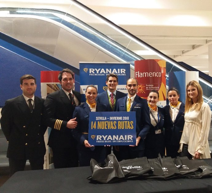 Ryanair arranca la temporada de invierno con nuevas rutas en Sevilla