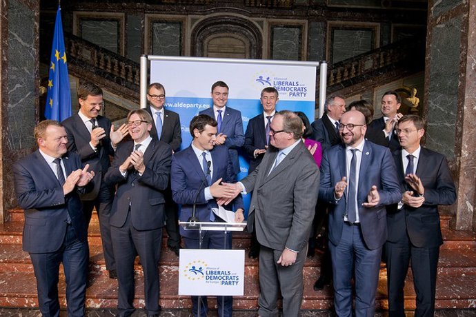 Albert Rivera y Hans van Baalen