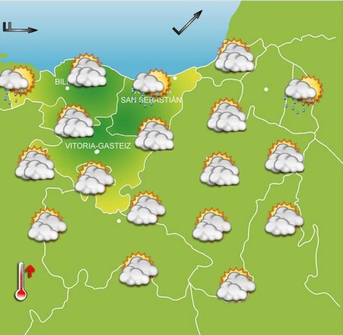 Previsiones para el 1 de noviembre