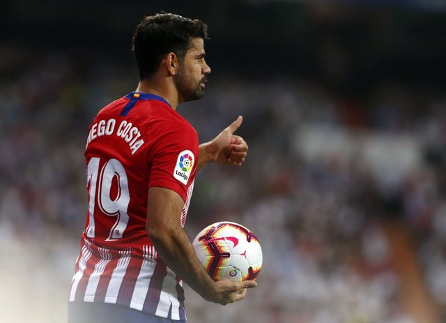El jugador del Atlético de Madrid, Diego Costa