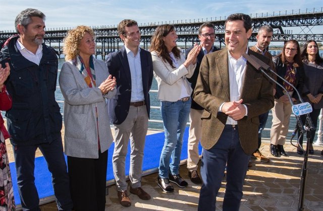 El presidente del PP andaluz, Juanma Moreno.