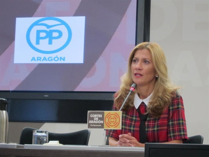 La portavoz del PP en las Cortes, Mar Vaquero