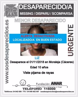 Buscan a una niña de 10 años que falta de su domicilio de Moraleja (Cáceres)