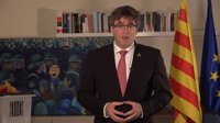 Puigdemont: "La UE tiene presos políticos y el Estado pasea su vergüenza"