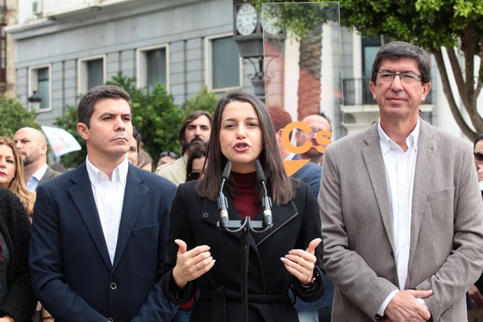  Inés Arrimadas, en un acte de Ciutadans a Jerez de la Frontera