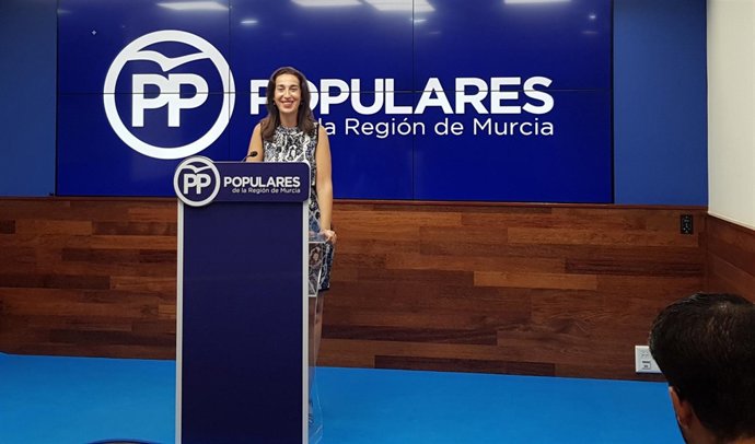 La portavoz regional del PP, Nuria Fuentes