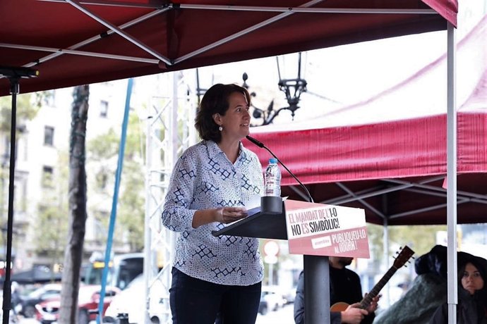 La presidenta de la ANC, Elisenda Paluzie