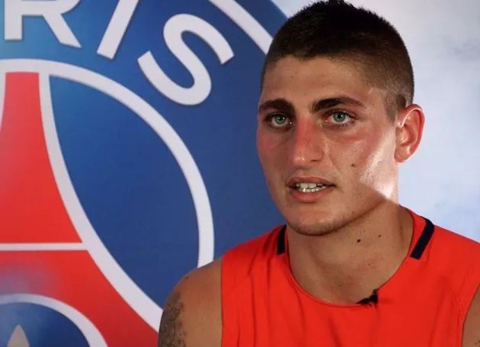 Marco Verratti en la pretemporada del PSG