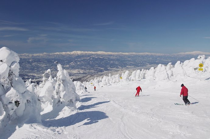 Esquí en Japón, ski, esquiador,