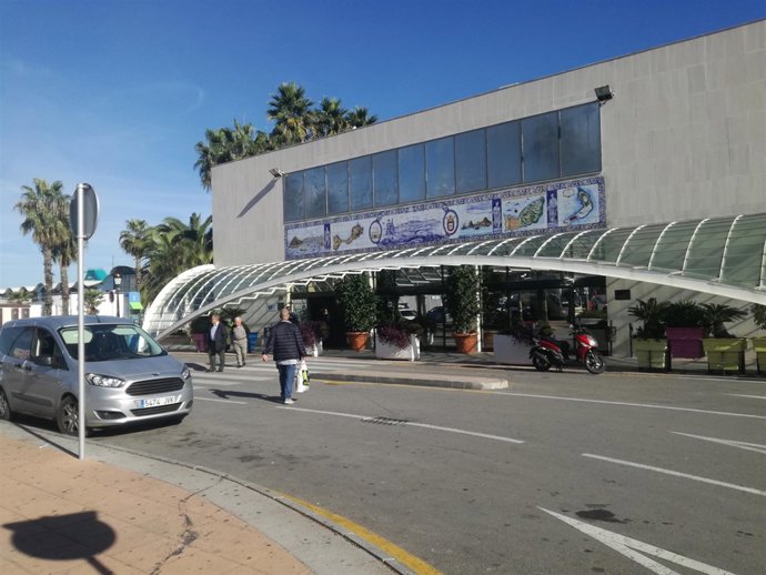Exterior de la Estación Marítima de Ceuta