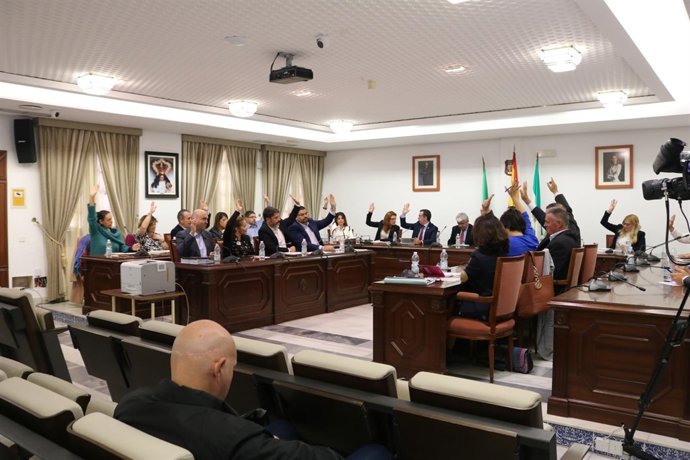 Pleno del Ayuntamiento de Mijas (Málaga)