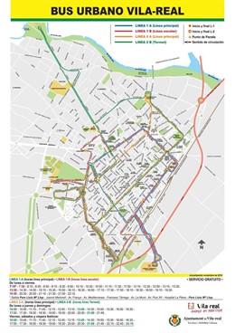 Nuevas líneas de bus de Vila-real