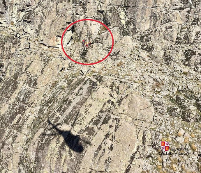 Rescate de los dos escaladores el Villarejo