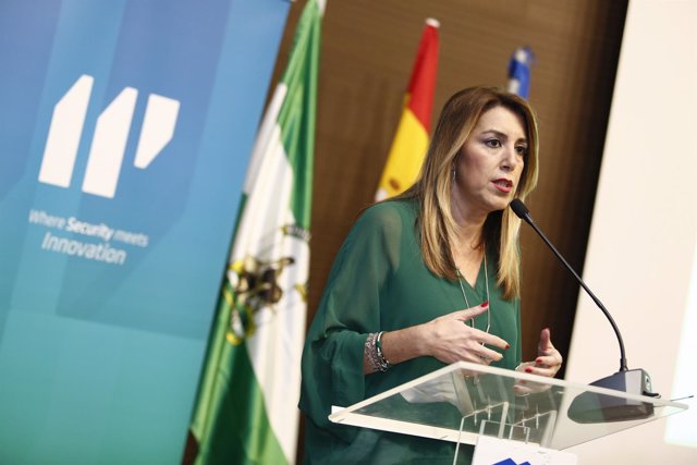 La presidenta de la Junta de Andalucía, Susana Díaz, en Granada