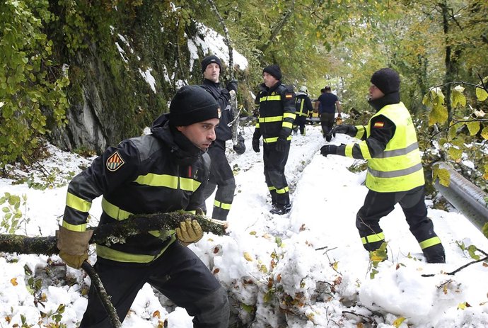 Nevadas, nieve, UME.