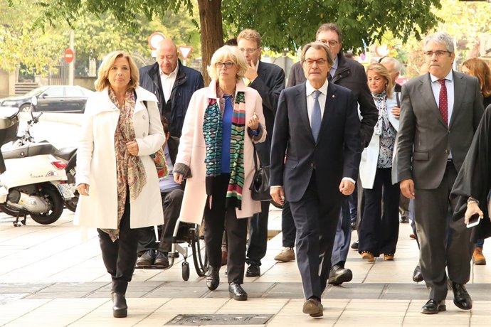 Joana Ortega, Irene Rigau i Artur Mas en una imatge d'arxiu.